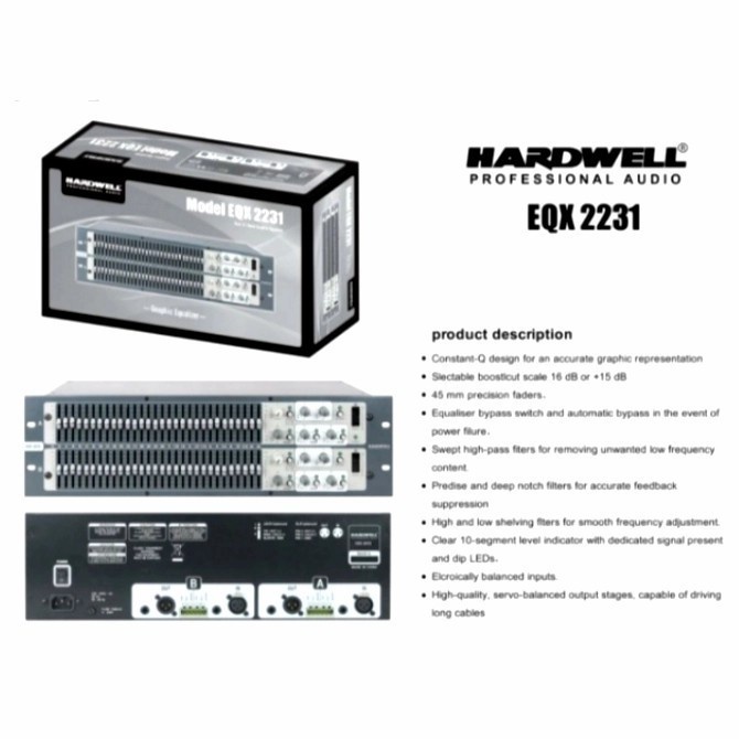 Equalizer Hardwell EQX 2231+ / EQX 2231 Plus / EQX-2231+ Original