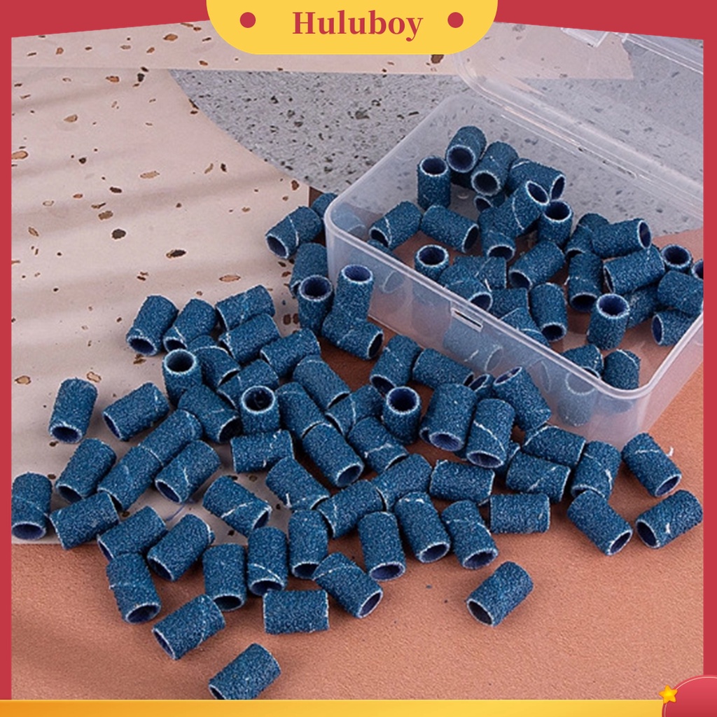 Huluboy Huluboy♡ 1 Set Cincin Bor Pengamplasan Kuku Tahan Lama Untuk Manicure