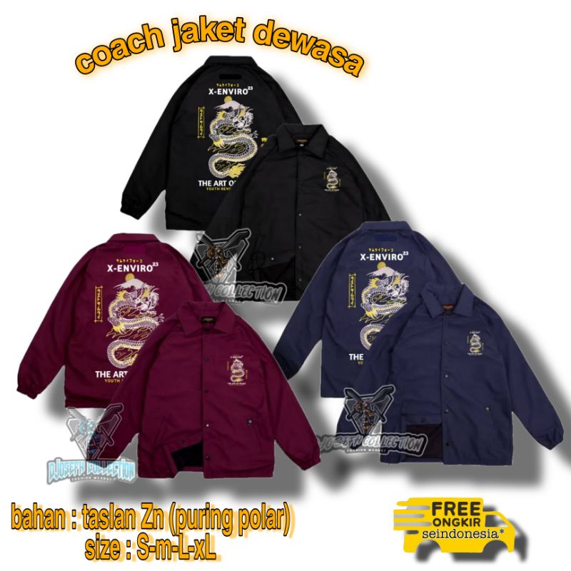coach jaket naga /coach jaket enviro /coach jaket Jepang/coach jaket murah / jaket coach premium/ Ja