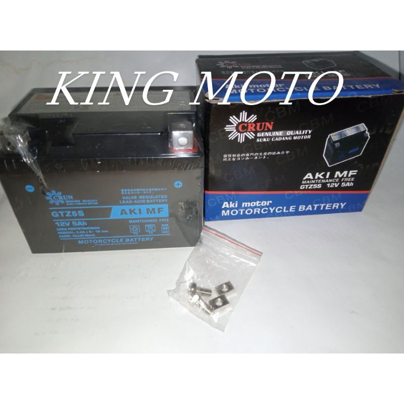 Accu Motor Aki kering motor MIO SPORTY SUPRA X VEGA ZR VEGA R JUPITER