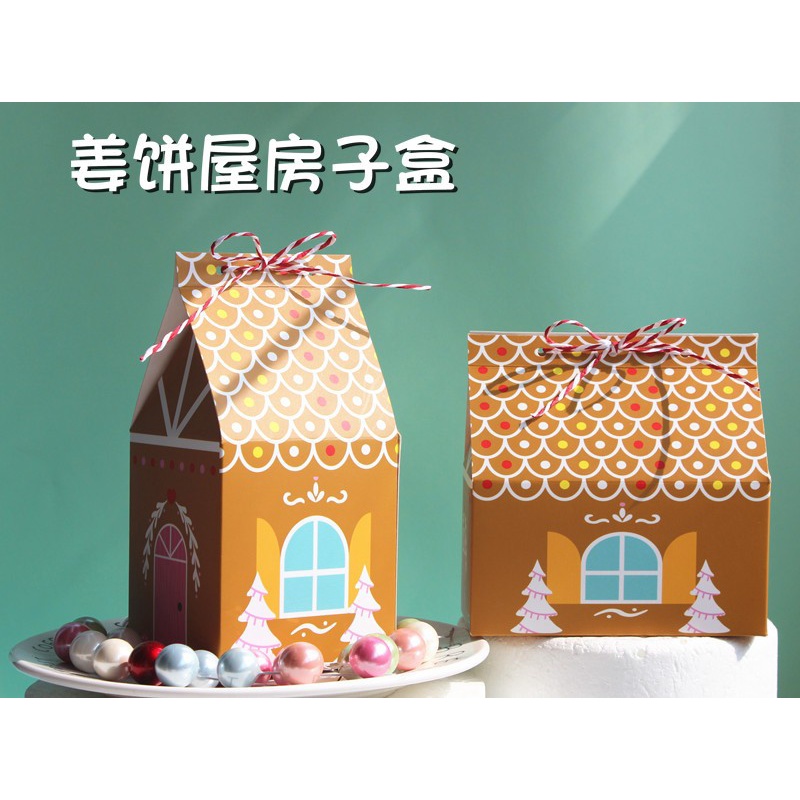 BXGB paperbag gingerbread house box kotak natal christmas bingkisan