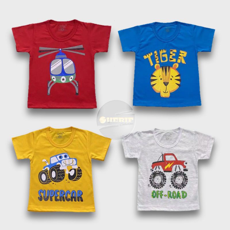 BAJU ANAK LAKI LAKI KAOS ANAK LAKI LAKI BAJU ANAK COWOK BAJU ATASAN ANAK LAKI LAKI WARNA TUA KELFI