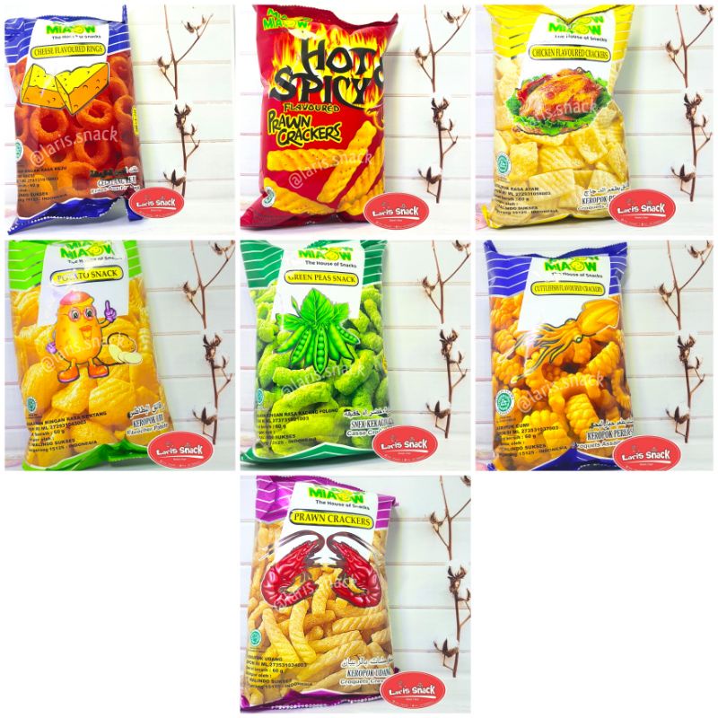 [HALAL] Miaow Miaow Snack Crackers Malaysia / Miao All Varian Snek Miaw