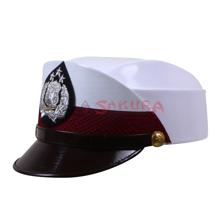 Topi Pet Polwan Bintara Lantas Pet Polwan Lantas