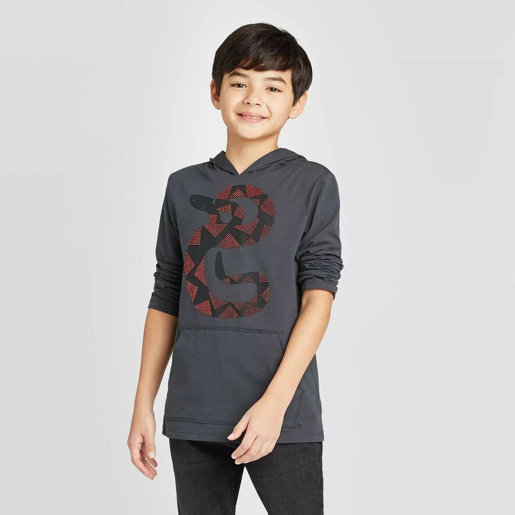 CnJ Boys Snake Hoodie Top