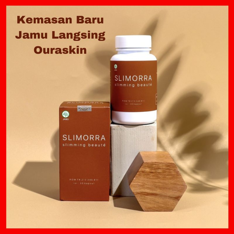 JAMU SLIMORRA SLIMMING BEAUTE HERBAL BPOM OURASKIN PELANGSING & DIET ALAMI UNTUK PENURUN BERAT BADAN
