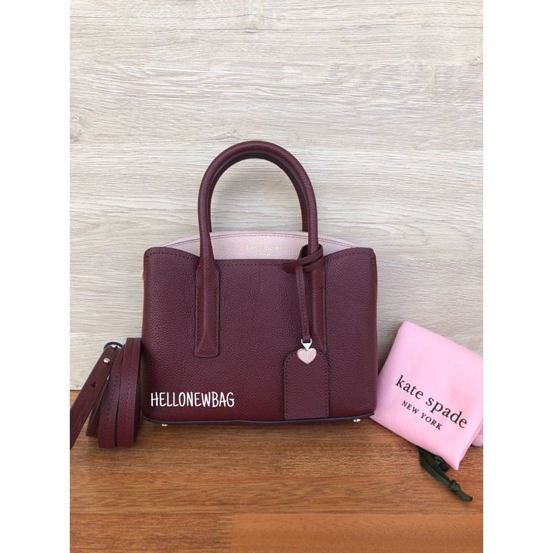 Tas KS original - Kate Spade mini margaux in cherrywood