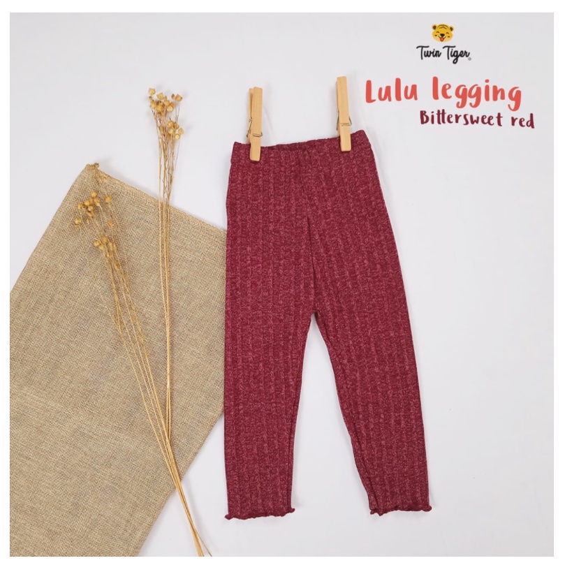 TWIN TIGER Legging LULU 0-4 Tahun Bayi / Anak REEB RIB Premium Quality