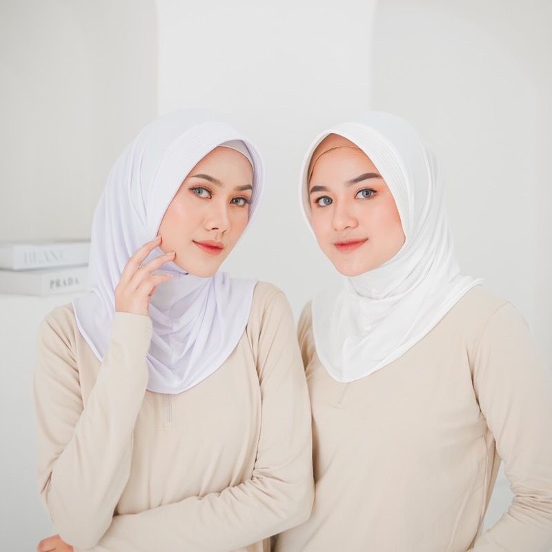 HIJAB SPORT JERSEY / JILBAB INSTAN BERGO SPORT / KERUDUNG OLAH RAGA / VARIAN WARNA / TERMURAH-7