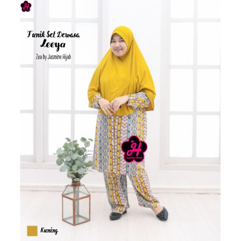 Leeyaa Tunik Set Original Zea By Jasmine Hijab