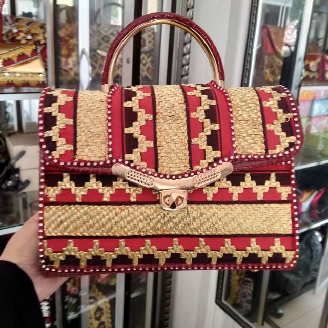 Tas pesta tapis inces sasab merah