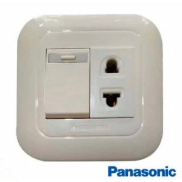 PANASONIC STOP KONTAK UNIVERSAL + SAKLAR SINGLE 1 GANG