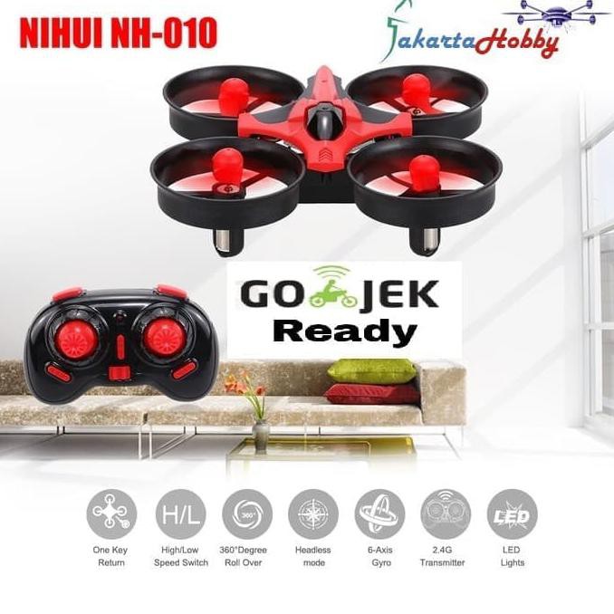 TERBARU  NIHUI NH - 010 Mini RC Quadcopter Eachine H36 E010