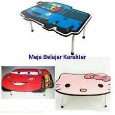 Meja Belajar Anak Karakter / Meja Belajar Lipat Karakter Anak Murah