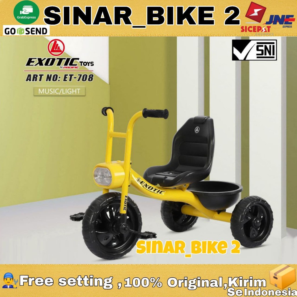 Sepeda Roda Tiga Anak Exotic ET-708