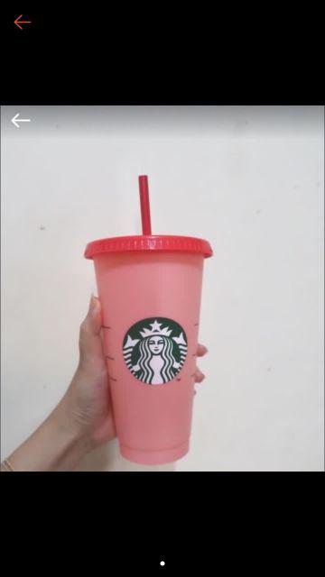 Tumbler Starbucks Reuseable Changing Color