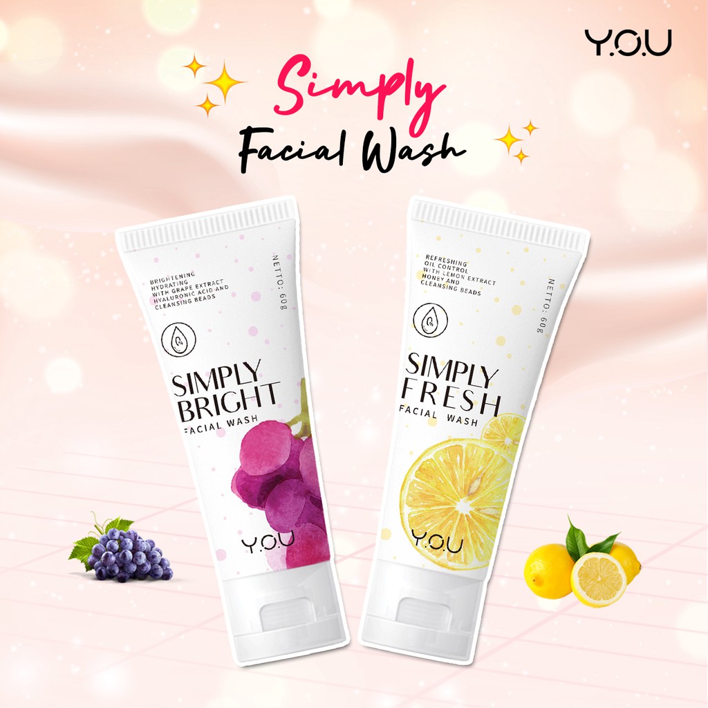 simply fresh facial wash