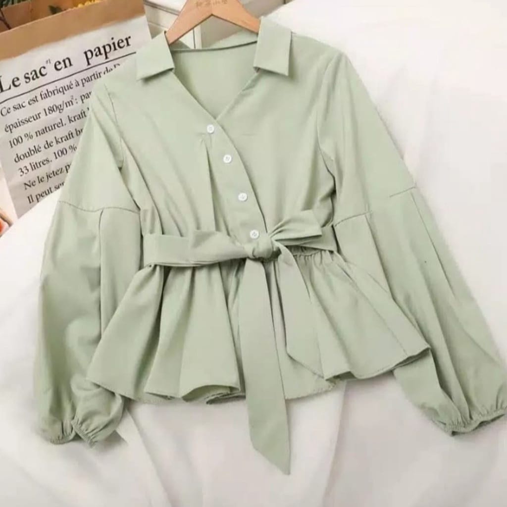 OARY | Atasan Blouse Wanita Korean Style - Baju Atasan Wanita Korean Style