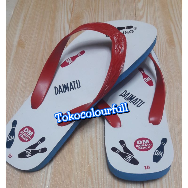 sandal bowling daimatu/sandal legendaris/sandal jepit Daimatu Bowling/sandal daimatu