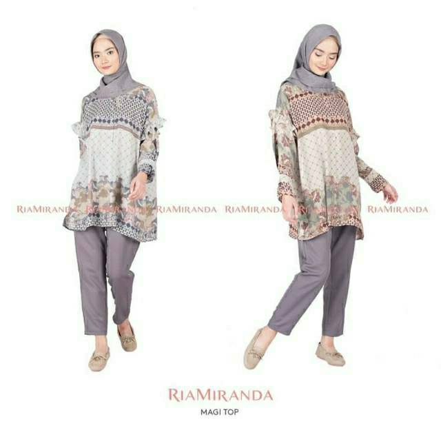 NEW Tag Magi Top Beige ori Ria Miranda