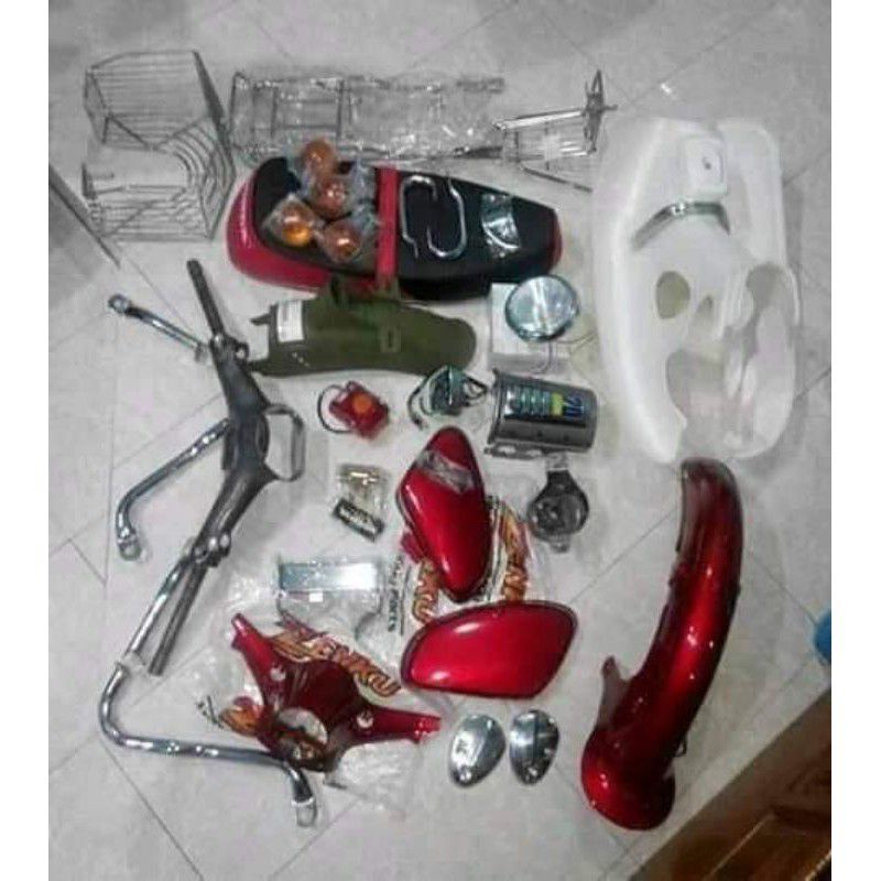 Paket hemat bodi honda C70 Lengkap-Paket C70 Lengkap tanpa knalpot
