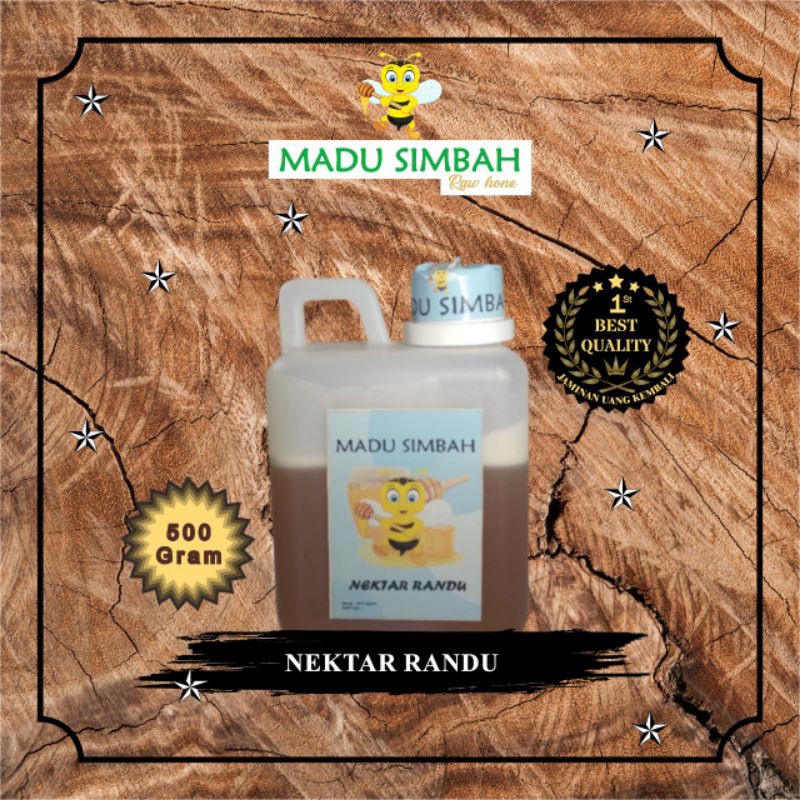 

MADU RAW HONEY 100% MURNI NEKTAR RANDU (500 gram)