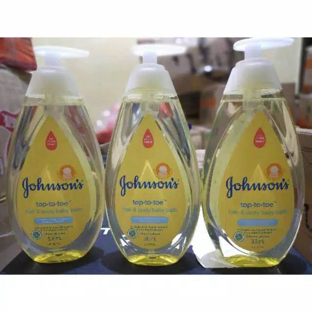 Johnson 500 ml pumping pump touch johnsons baby top to toe body wash 2in1 sabun cair mandi bayi milk