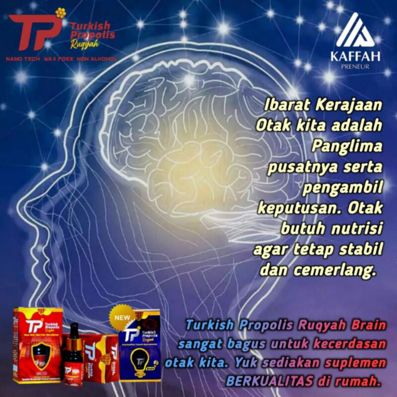 TURKISH PROPOLIS RUQYAH BRAIN NUTRISI OTAK