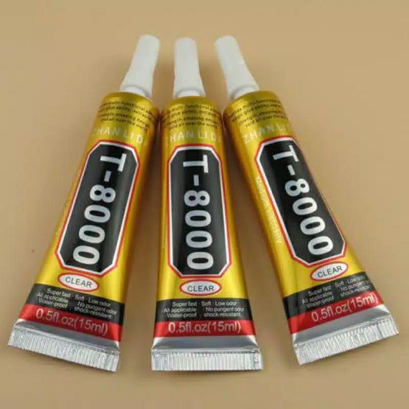 

LEM TOUCHSCREEN ZHANLIDA T-8000 T-7000 E-8000 B-7000 T-9000 15 ML LIQUID GLUE OPTICAL CLEAR