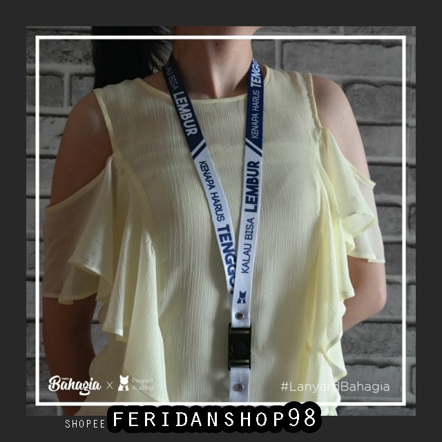 

FS364 LANYARD LANYARD KALAU BISA ATK LEMBUR KENAPA HARUS TENGGO @PERVERTAUDITOR BY FERIDANSHOP98