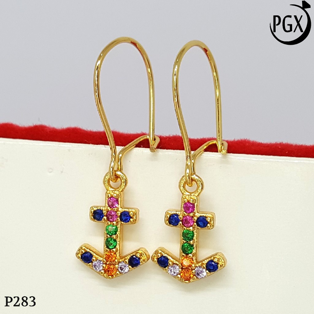 PGX Anting Jepit Xuping Wanita Aksesoris Fashion Perhiasan Lapis Emas Premium - P099