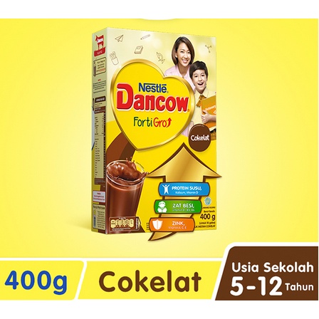 

DANCOW Fortigro Rasa Coklat/Cokelat Susu Bubuk Anak 400g