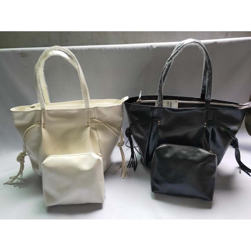 SALE PENGHABISAN Tas zara chain hobo bucket tote bag  original - Zara chain hobbo bucket