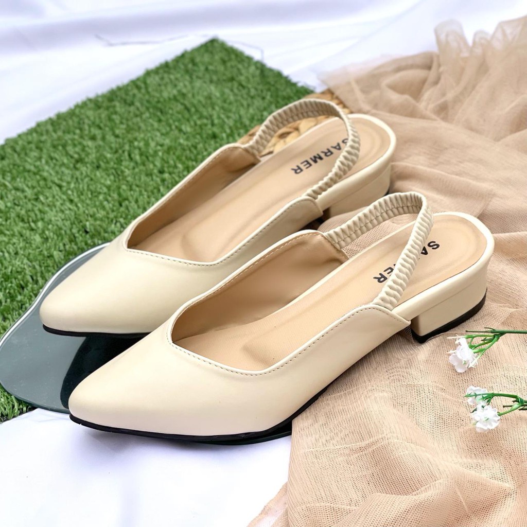 ❇ High Heels Wanita Hak Tahu Tinggi Cewek Cewe  Korea Kondangan Abbushoes Ak 01 High Heels Sarmer - 