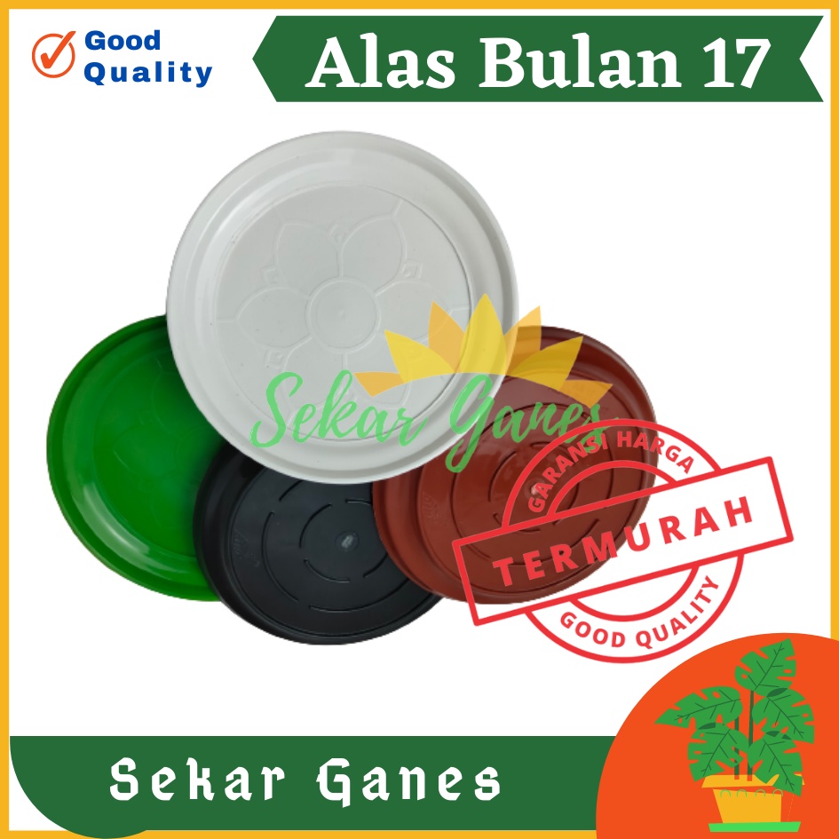 Tatakan Alas Bulan 17 Putih Hitam Kuning Hijau Tatakan Alas Kembang Pot Tawon Tirus Putih 18 20 21