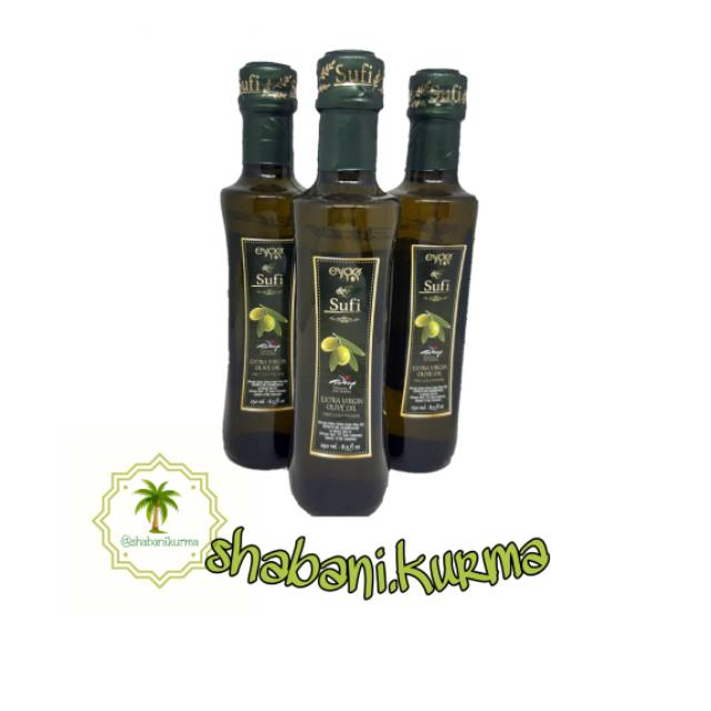 Sufi Extra Virgin Olive Oil 250ml - 750 ml  Sufi Extra Virgin Olive Oil Minyak Zaitun evoo premium m