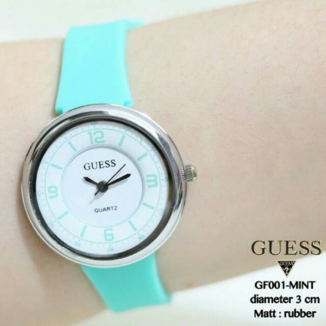 LANGKA... JAM TANGAN GUESS MONOL RUBBER