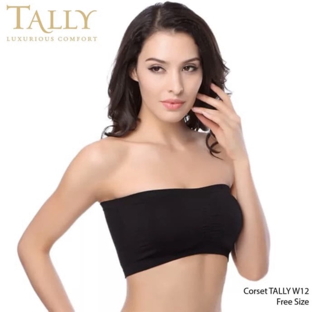 BH / Bra Kemben TALLY W012 Bahan Rajut dan Busa Bisa Dilepas