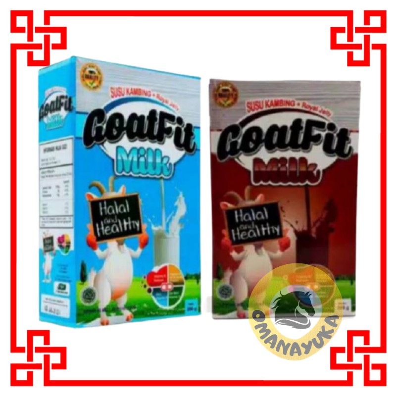 

Goatfit Susu Kambing Ettawa Goat Fit Milk Plus Royal Jelly Habbasyifa ( Rasa Vanilla dan Coklat )