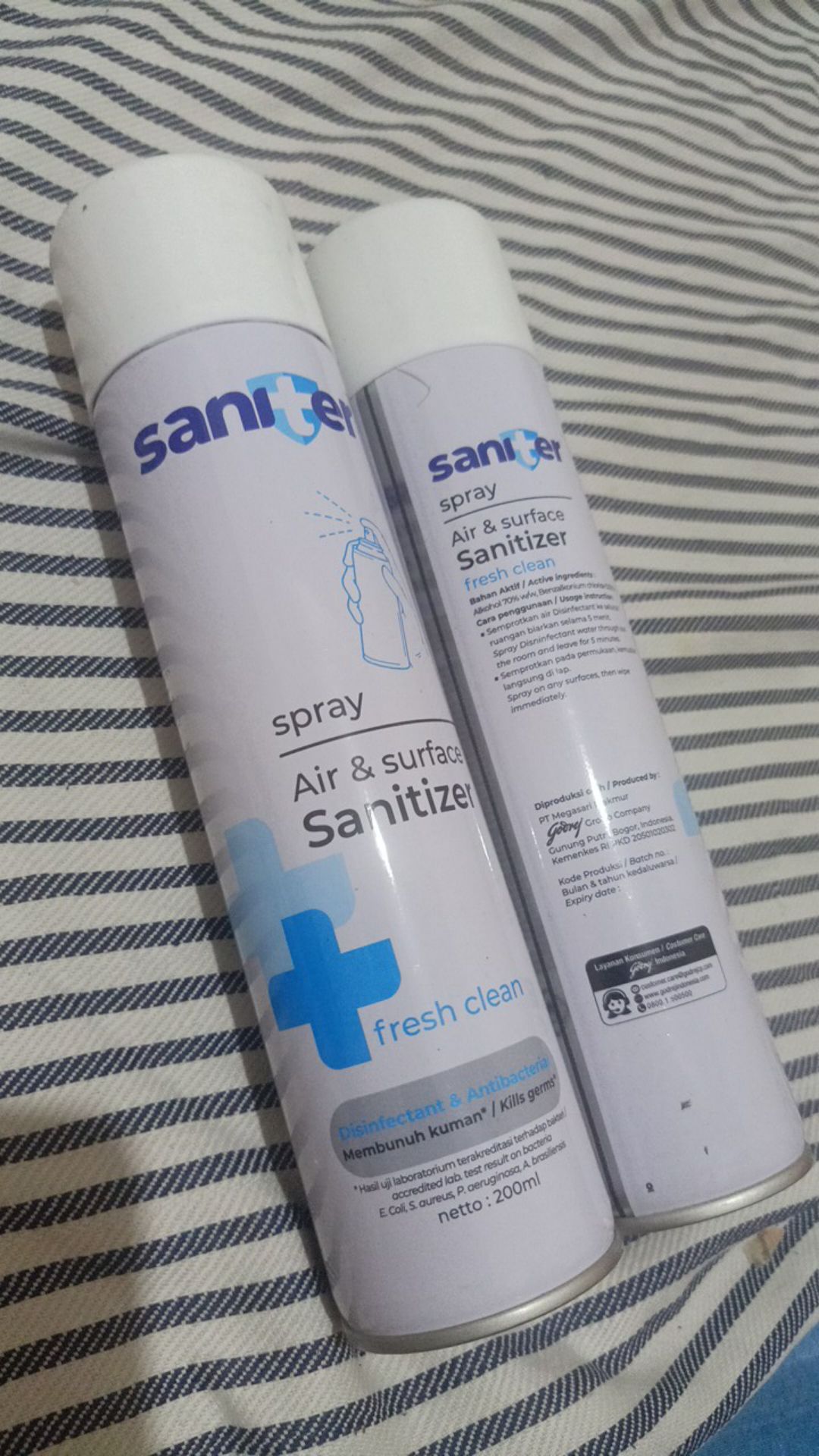 Saniter Spray Disenfectant & Antibacterial 200ml