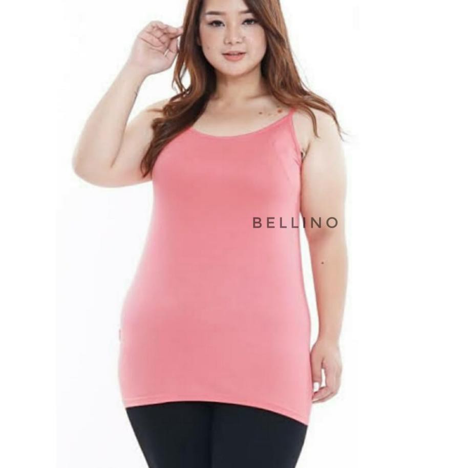 Terjamin Bellino -  JUMBO Tanktop Tali Ld 130cm Tank Top XXL- XXXL Tengtop Tali Wanita Big Size 3L