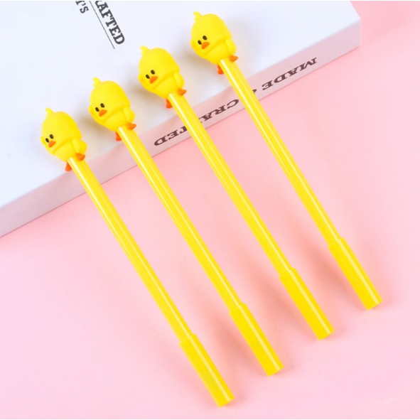 Bolpoin Karakter BEBEK DUCK Lucu / Bolpoin Kartun BEBEK Unik / Pulpen Gel 0,38 mm Motif DUCKY BEBEK