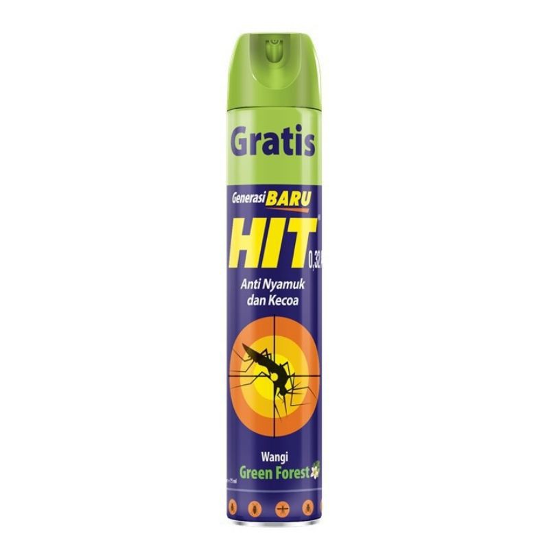 Hit Aerosol Green Forest (600ml + 75ml)