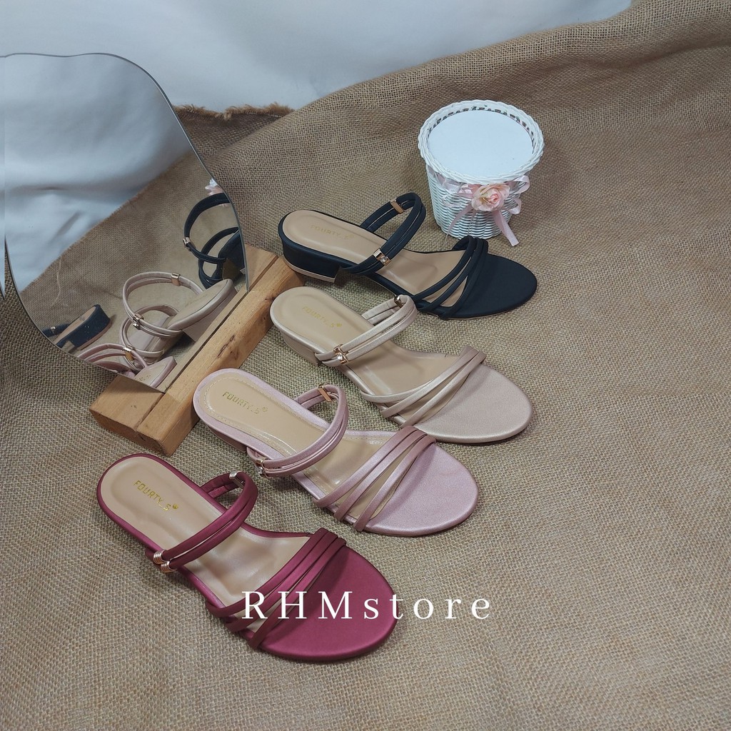 Sandal Hak Tahu 3 cm RHM K-06