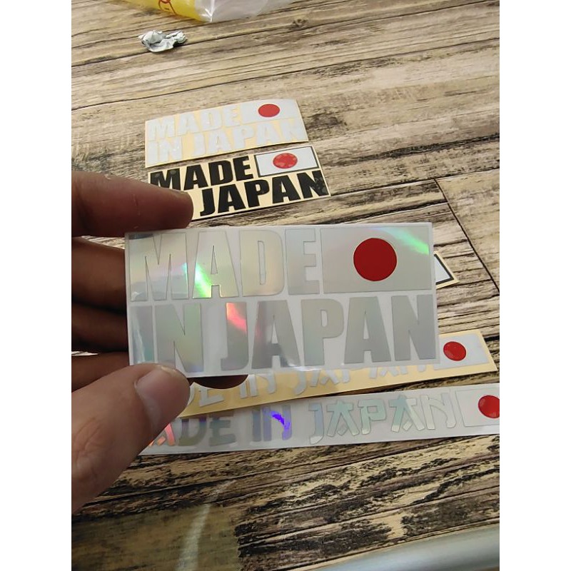 STICKER MADE IN JAPAN CUTTING