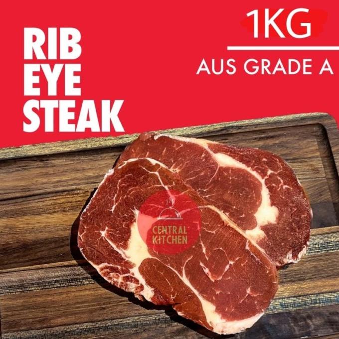 

Daging Sapi Impor Aus Ribeye / Cube Roll Beef Steak Grade A 1Kg Store_Gemoy