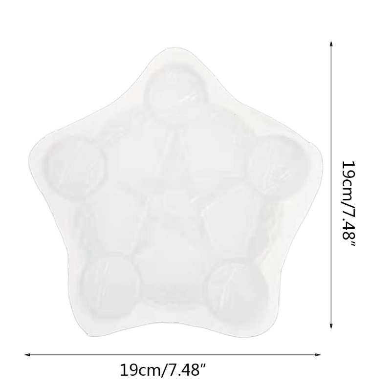 Siy Cetakan Resin Epoksi Bentuk Astrologi Pentacle Altar Untuk Kerajinan Tangan Diy