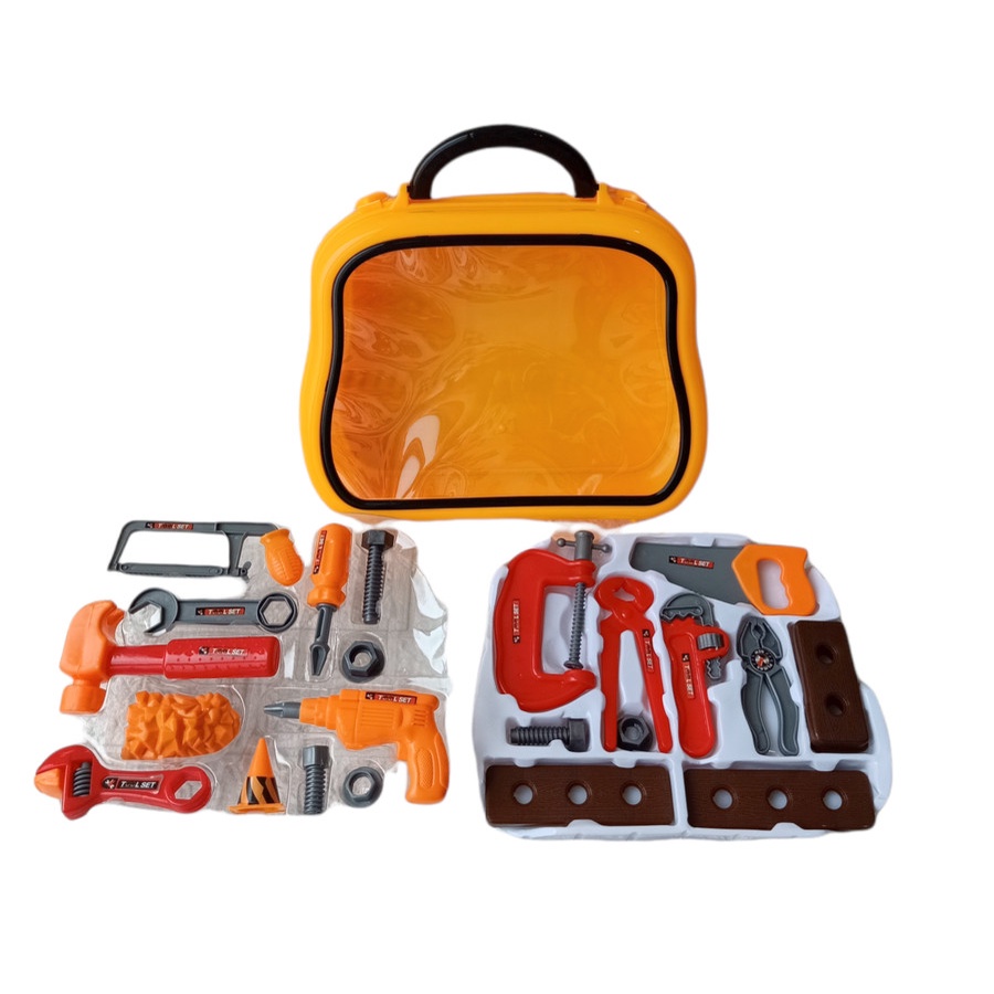 Mainan Anak Tukangan Tool Box Tools Set Mainan Tools Koper