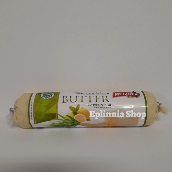 

Metzeger Tarragon & Lemon Butter 150 gr - Mentega Rekombinasi