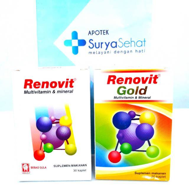 Renovit / Renovit Gold Botol isi 30 kaplet